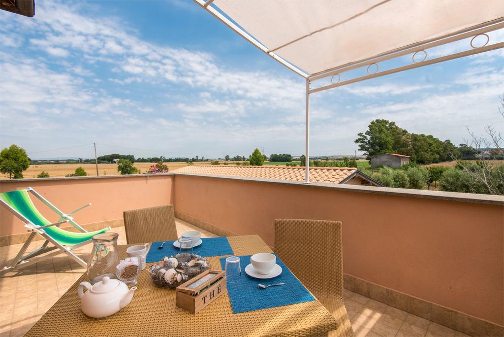 Вилла Agriturismo Pian Di Spille - Golf Тарквиния Экстерьер фото