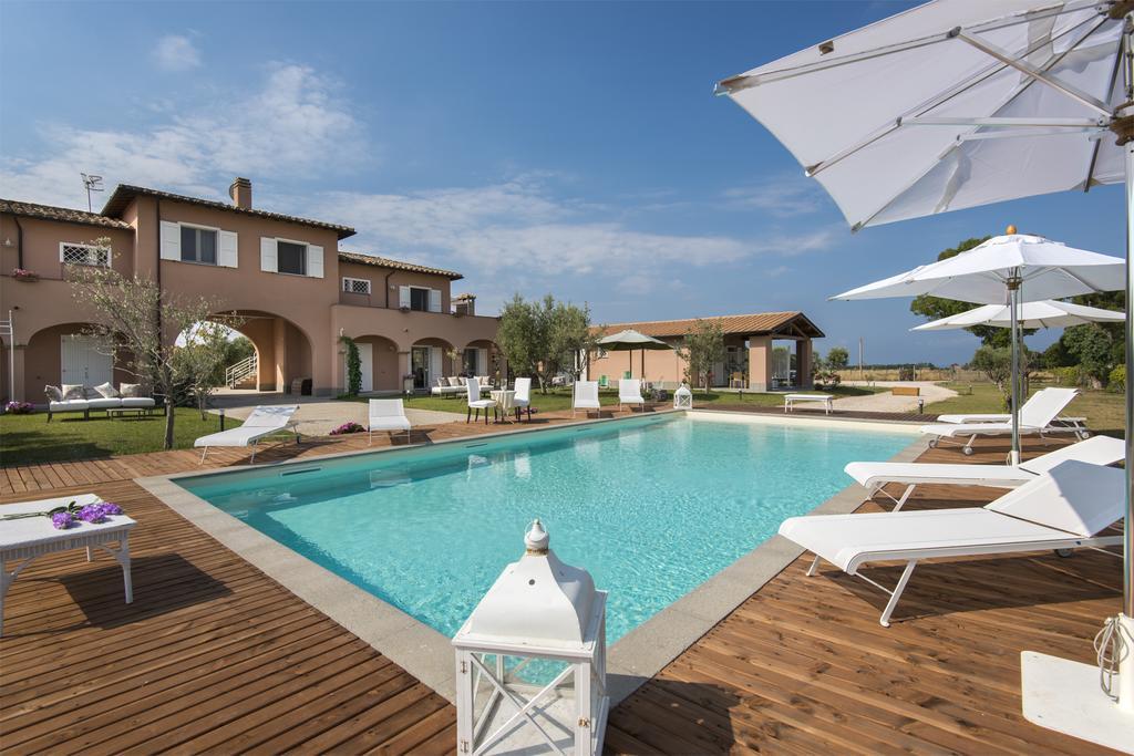 Вилла Agriturismo Pian Di Spille - Golf Тарквиния Экстерьер фото